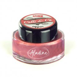 Aladine IZINK Kaligrafický inkoust 15 ml - metalický měděný