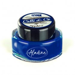 Aladine IZINK Kaligrafický inkoust 15 ml - safírově modrý