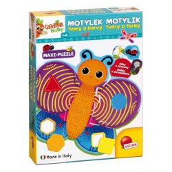 Carotina baby: Motýlek - Tvary a barvy maxi-puzzle