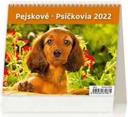 Kalendář stolní 2022 - MiniMax Pejskové/Psíčkovia