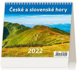 Kalendář stolní 2022 - MiniMax České a slovenské hory