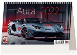 Kalendář stolní 2022 - Auta (Auto TIP)