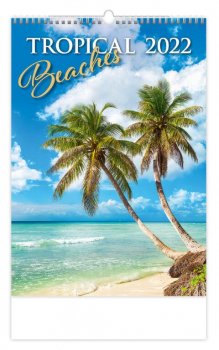 Kalendář nástěnný 2022 - Tropical Beaches 