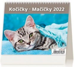 Kalendář stolní 2022 - MiniMax Kočičky/Mačičky