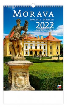Kalendář nástěnný 2022 - Morava/Moravia/Mähren 