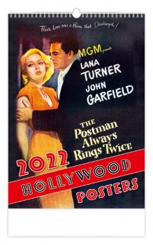 Kalendář nástěnný 2022 - Hollywood Posters 