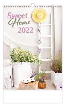 Kalendář nástěnný 2022 - Sweet Home 