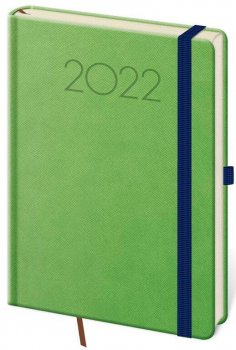 Diář 2022 New Praga - zelený, denní, A5