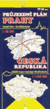 Průjezdní plán Prahy a České republiky 1:65000