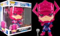 Funko POP Jumbo: Marvel - Galactus w/Surfer (exclusive limited metallic edition)