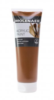 Molenaer akrylová barva 250 ml - hnědá