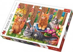 Puzzle Koťata v zahradě, 500 dílků