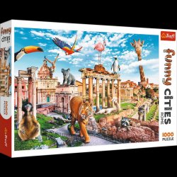 Puzzle Legrační města - Divoký Řím/Funny Cities, 1000 dílků