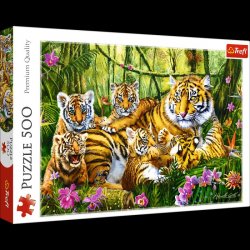 Puzzle Tygří rodina, 500 dílků