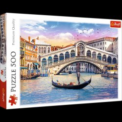 Puzzle Most Rialto, Benátky, 500 dílků