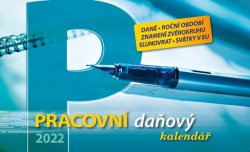 Kalendář 2022 - Pracovní daňový kalendář, stolní