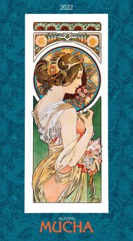 Kalendář 2022 - Alfons Mucha, nástěnný