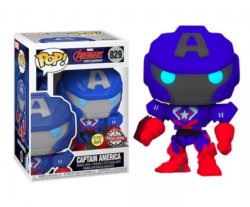 Funko POP Marvel: Marvel Mech- Captain America (exklusive special edition GITD)