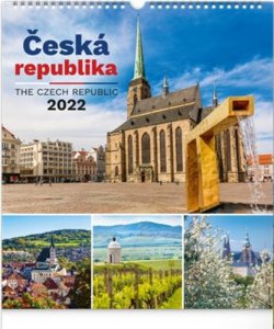 Kalendář 2022 nástěnný: Česká republika, 30 × 34 cm