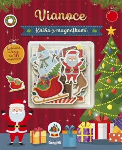 Kniha s magnetkami: Vianoce (slovensky)