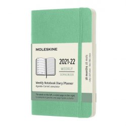 Moleskine Zápisník plánovací 2021-2022 zelený S, 