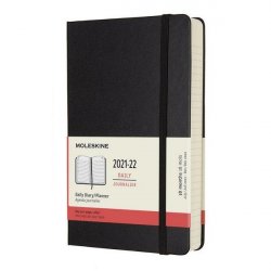 Moleskine Diář 2021-2022 černý L, denní, tvrdý