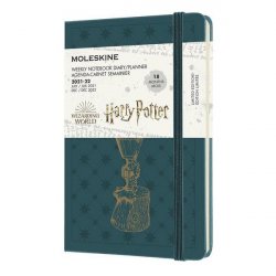 Moleskine Harry Potter plánovací zápisník 2021-2022 zelený S 