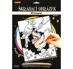 ArtLover Sada Škrabací obrázek - překvapení 20,3 x 25,4 cm/mix 3 motivů