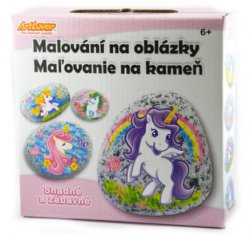 ArtLover Sada Malování na oblázky - jednorožec