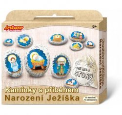 ArtLover Sada Kamínky s příběhem - narození Ježíška