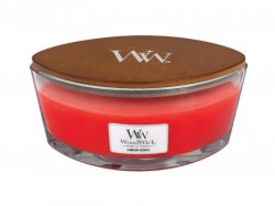 WoodWick Crimson Berries svíčka loď 453,6g