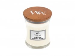 WoodWick Coconut & Tonka svíčka váza 85g