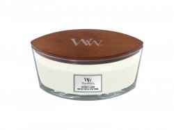 WoodWick Coconut & Tonka svíčka loď 453,6g