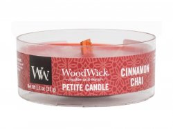 WoodWick Cinnamon Chai svíčka petite 31g