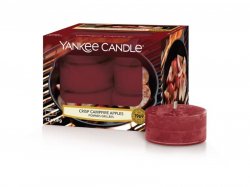 YANKEE CANDLE Crisp Campfire Apples svíčka 9,8g čajová 12ks