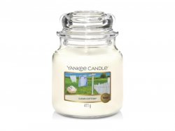 YANKEE CANDLE Clean Cotton svíčka 411g 