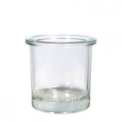 YANKEE CANDLE svícen Pop Tea Light/Clear na votivní svíčku