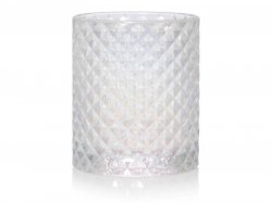 YANKEE CANDLE Svícen Langham Faceted Glass na votivivní svíčku 64x57mm