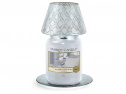 YANKEE CANDLE stínítko a talíř velký Savoy modrý