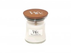 WoodWick White Teak svíčka váza 85g