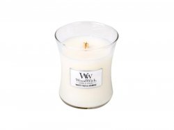 WoodWick White Tea & Jasmine svíčka váza 275g