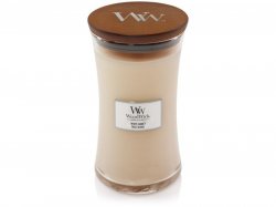 WoodWick White Honey svíčka váza 609g