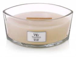 WoodWick White Honey svíčka loď 453,6g