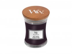 WoodWick Velvet Tobacco svíčka váza 85g