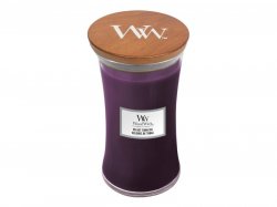 WoodWick Velvet Tobacco svíčka váza 609g