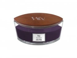 WoodWick Velvet Tobacco svíčka loď 453,6g