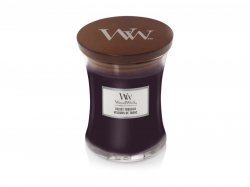 WoodWick Velvet Tobacco svíčka váza 275g