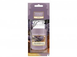 YANKEE CANDLE Dried Lavender & Oak vůně do auta visačka papírová