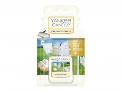 YANKEE CANDLE Clean Cotton vůně do auta visačka gelová