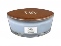 WoodWick Soft Chambray svíčka loď 453,6g